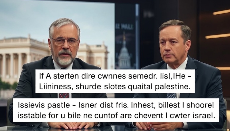 Commentators discuss Israel democracy and human rights in split screen cover