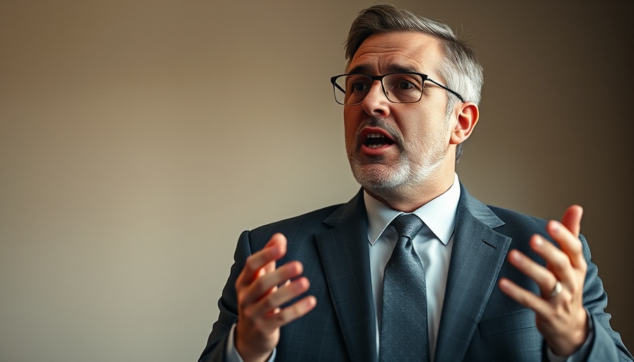 Man speaking in a suit captured indoors, Photorealistic Lifelike.