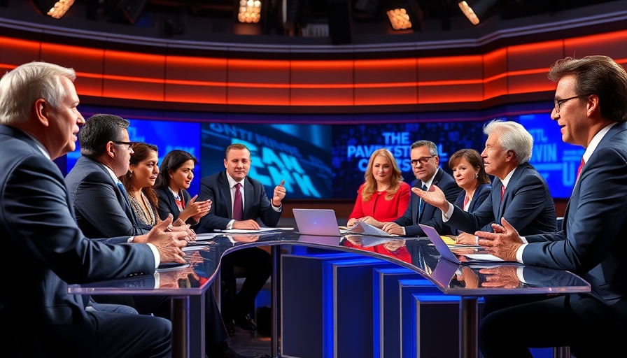 Debate on immigration and crime in America with diverse panelists