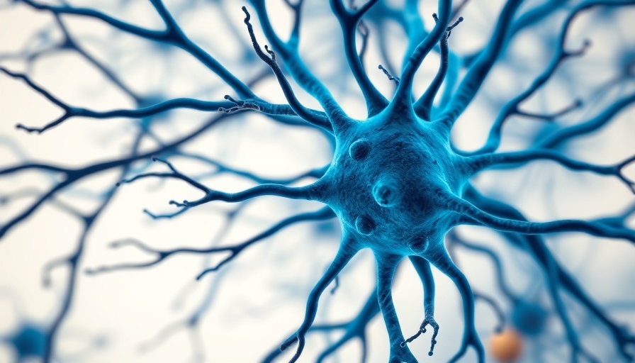 Illustration of neuron network highlighting autism research breakthroughs.
