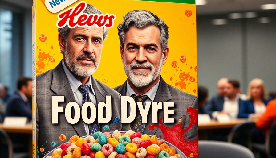 Discussion on banning harmful food dyes with prominent figures.