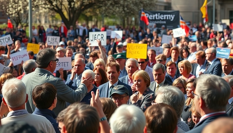 Energetic political rally highlighting double standard in politics.