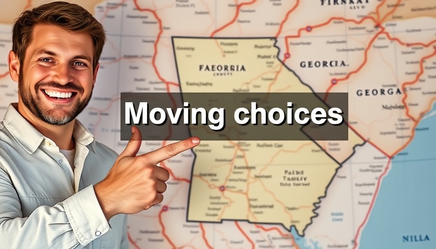 Map of Georgia highlighting Fayette County, moving to Atlanta.