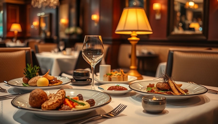 Gourmet dishes at a hidden gem restaurant in Atlanta.