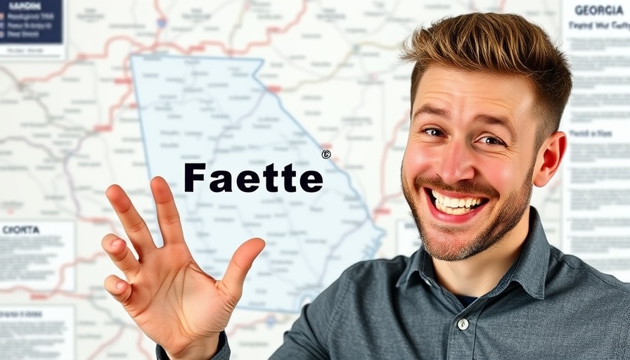 Explore Fayette County Living with Georgia map and cheerful guide.