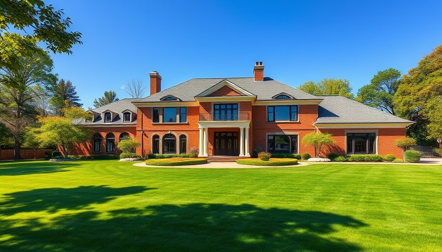 Elegant executive style homes for sale in Fayetteville GA surrounded by greenery.