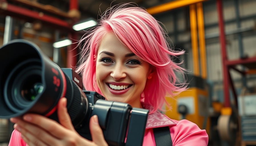 Vibrant woman in Atlanta food scene exploring culinary arts.