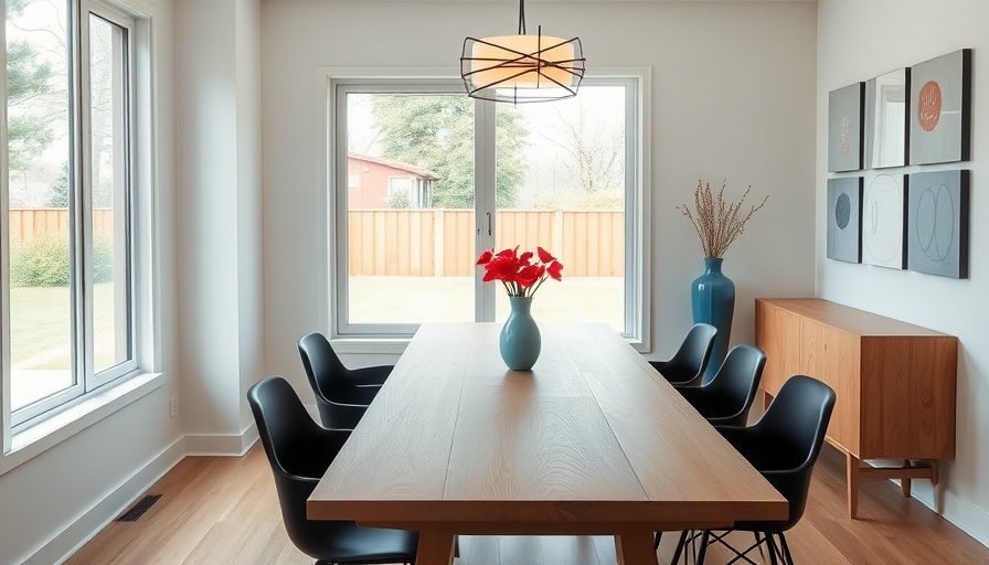 Modern dining room design in homes under $400K in Alpharetta GA