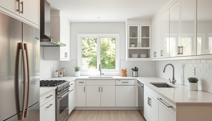 Modern kitchen showcasing Atlanta real estate