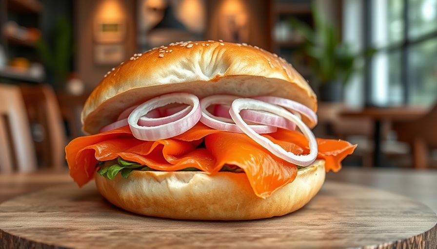 Best restaurants in Atlanta serve delicious smoked salmon bagels.