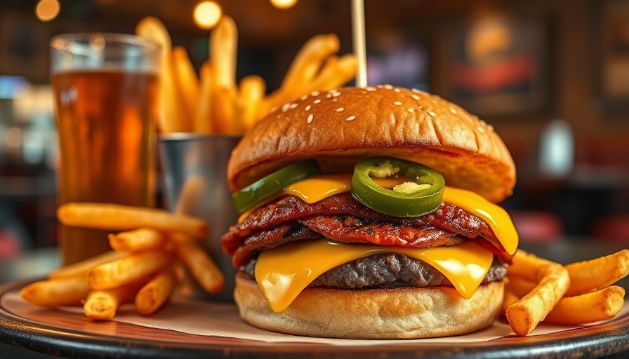 Tasty burger and fries from one of the best restaurants in Atlanta.