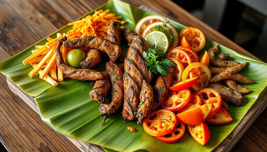 Vibrant Asian platter showcasing Atlanta food scene.