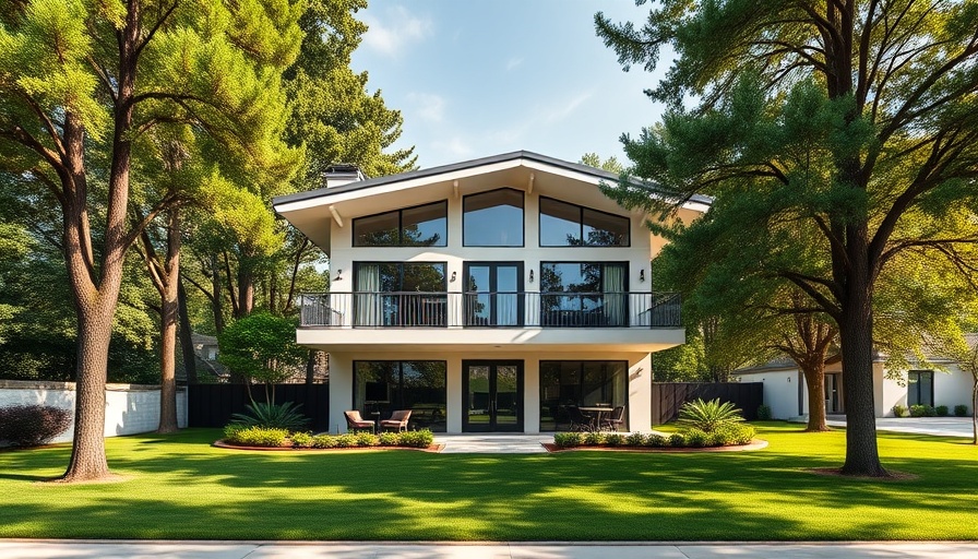 Exterior view of an affordable modern home in Forest Park, GA