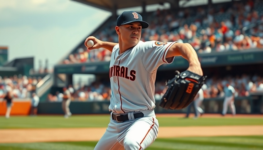 Baseball player pitching at Atlanta event, vibrant action shot.