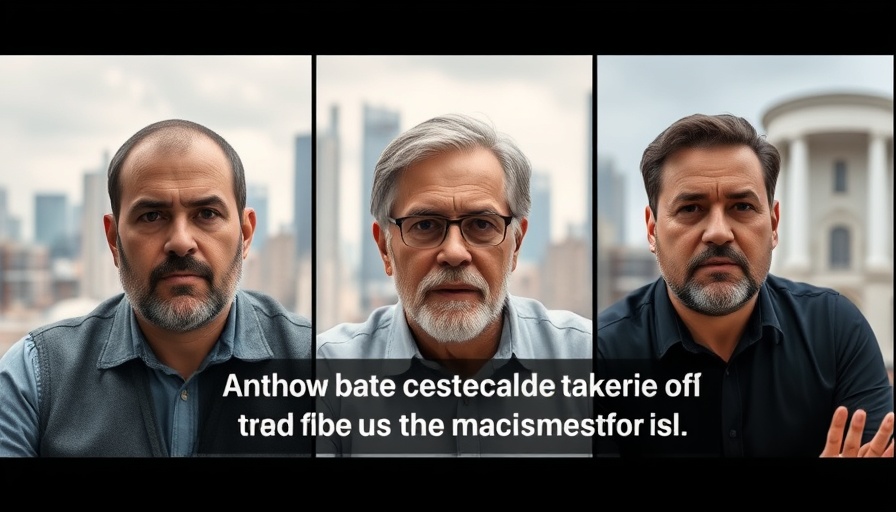 Three men in video call discussing N-word hypocrisy.