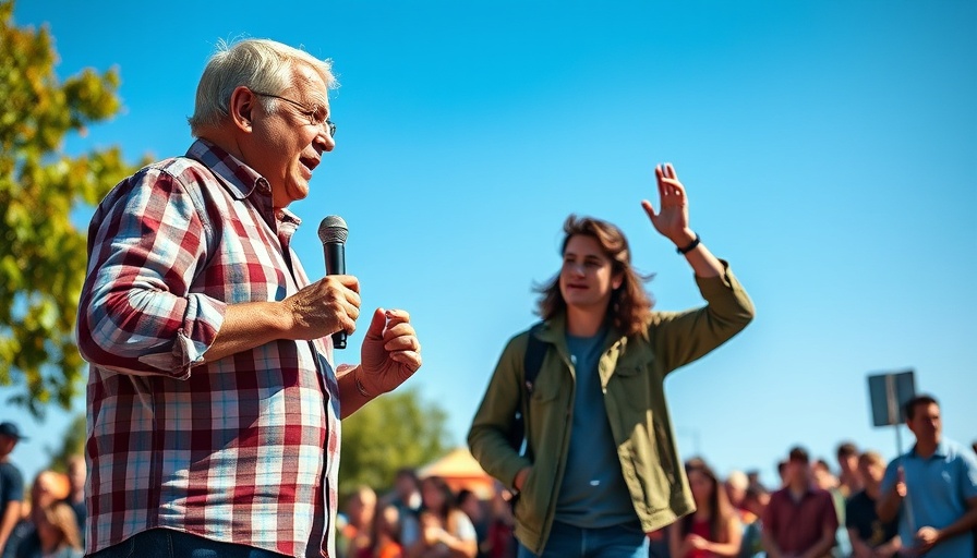 Charlie Kirk Abrego Garcia debate outdoors, engaged crowd.