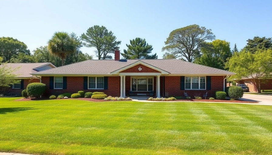 Charming ranch home for sale in Acworth, Georgia, with brick facade.
