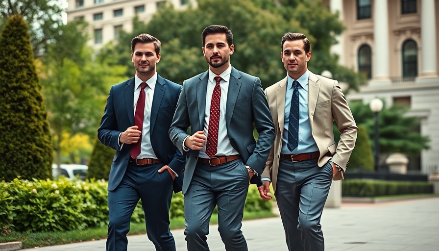 Three men at National Police Week event in Washington D.C.