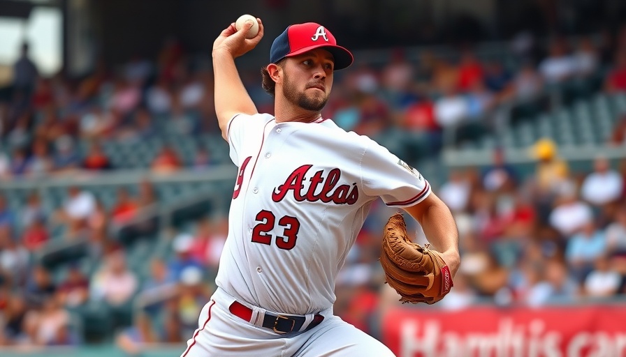 Atlanta pitcher in action during a baseball game for Atlanta news.
