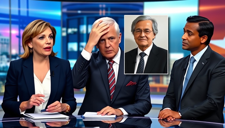 Dynamic broadcast on Biden's Cognitive Decline, split-screen with three speakers.