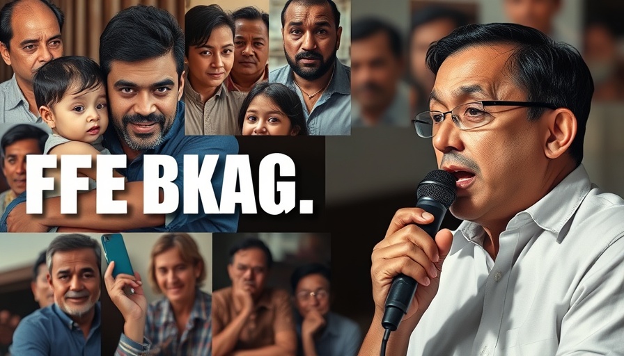 Host criticized for activism with expressive imagery and text.