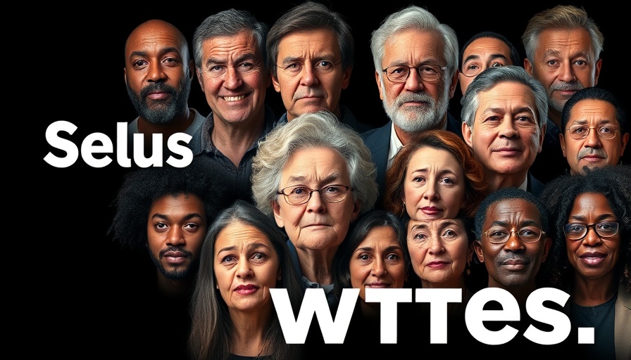 Diverse group highlighting Race Narratives in America, illustrating social themes.