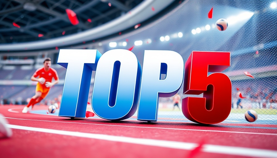 Top 5 NBA predictions graphic with bold text.
