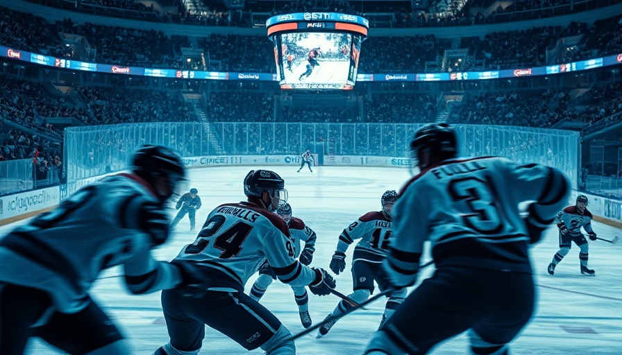 AI sports betting in ice hockey game highlights.