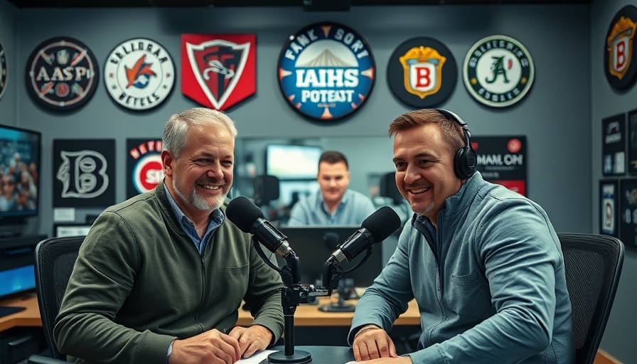 Two men converse on a sports podcast discussing USC Defense Expectations 2023.