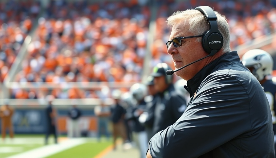 College football betting strategy with coach on sidelines.