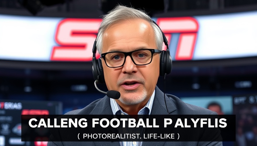 Sports analyst on ESPN discussing college football playoff changes.