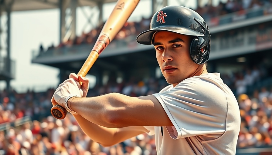 Baseball player swinging a bat, representing AI sports betting excitement.