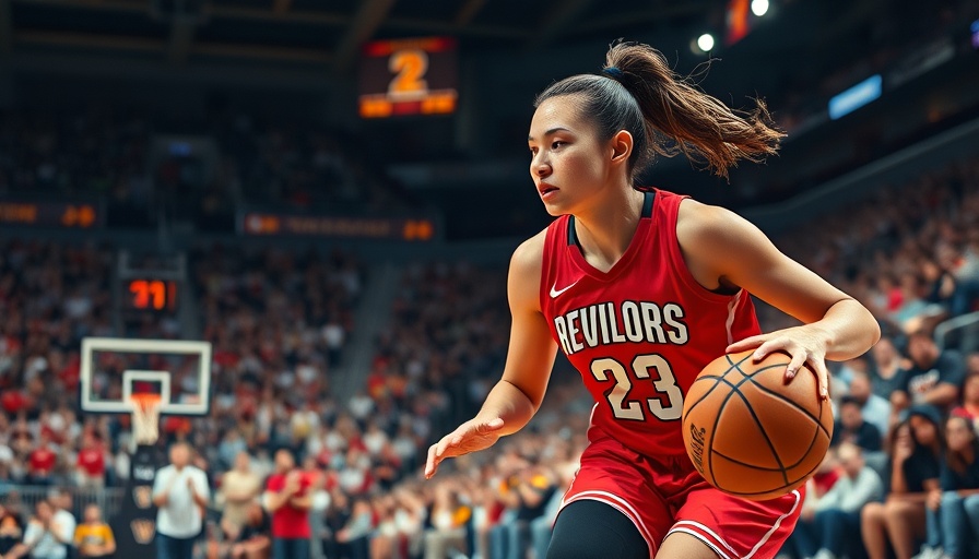AI sports betting: dynamic basketball scene with player in action.