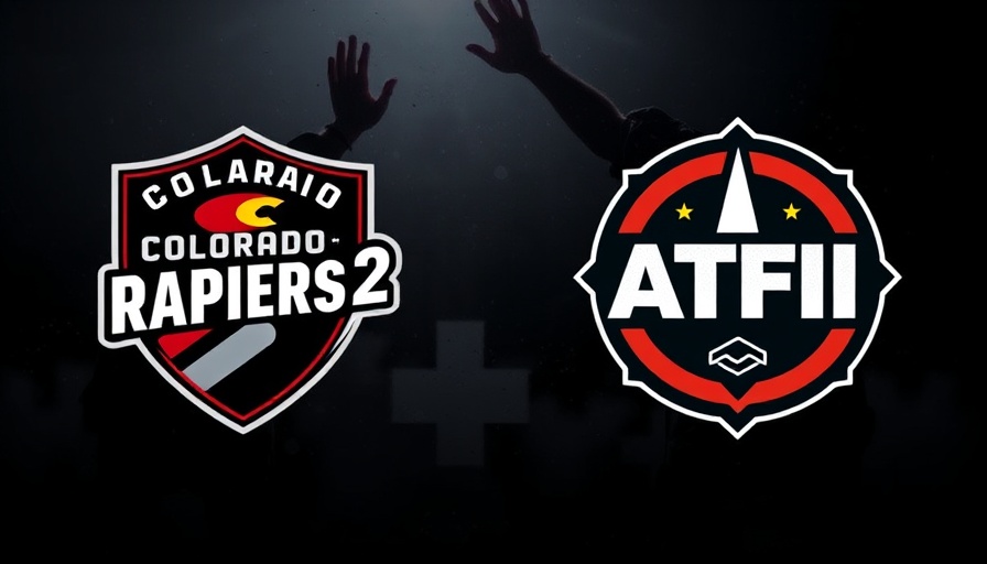 AI sports betting concept with Colorado Rapids 2 vs ATXFC II logos.