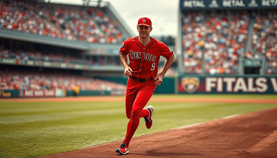 Rafael Devers traded to Giants, baseball player in red uniform running.