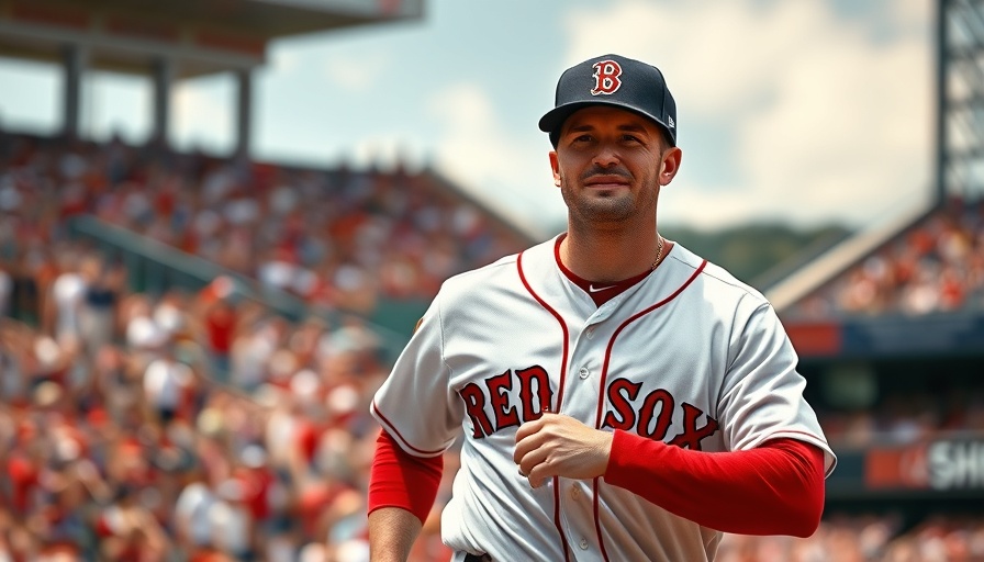 AI sports betting concept featuring baseball player in action.