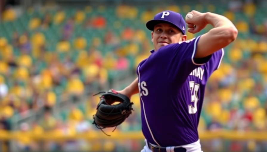 Kade Anderson pitching at College World Series shutout.