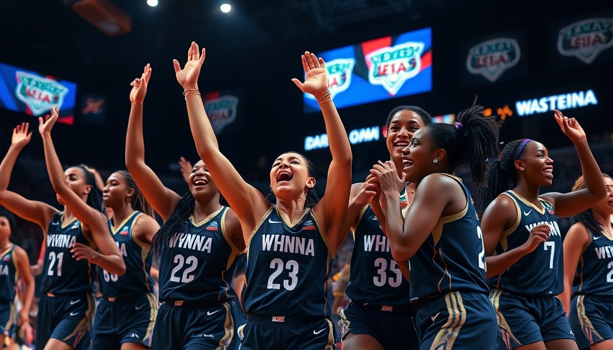 WNBA players celebrating in-game moments, WNBA betting analysis.