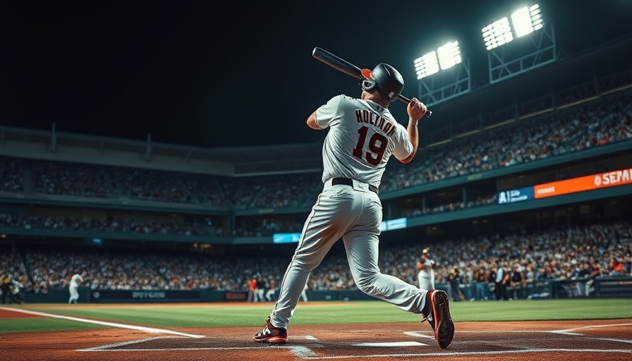 AI sports betting insights in a baseball game context, energetic action.