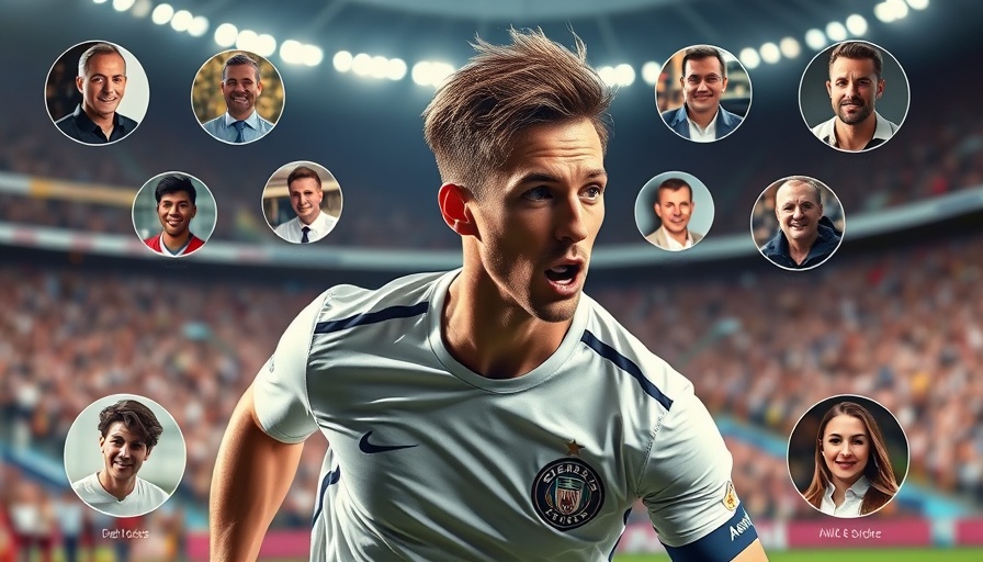 AI sports betting concept with soccer focus and special guests.