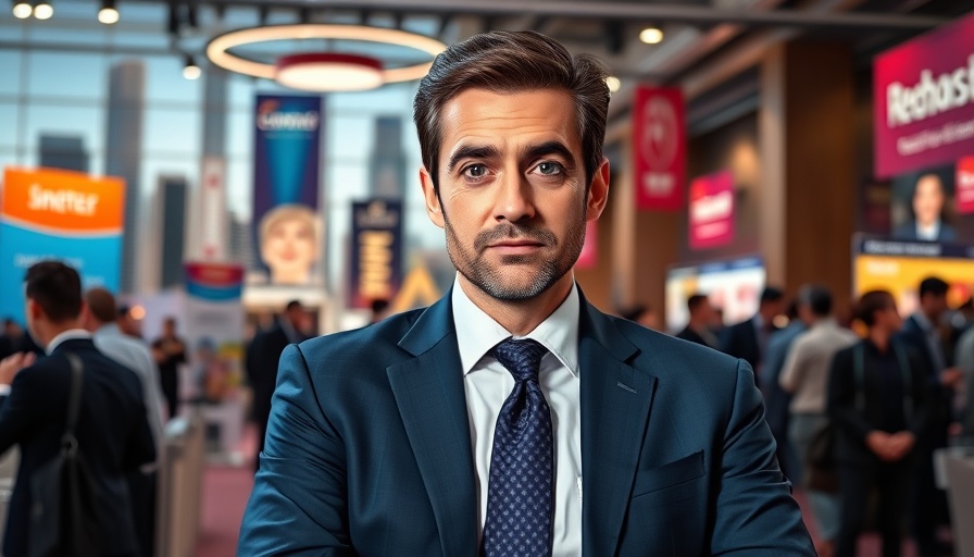 AI sports betting discussion with industry expert in split-screen format.