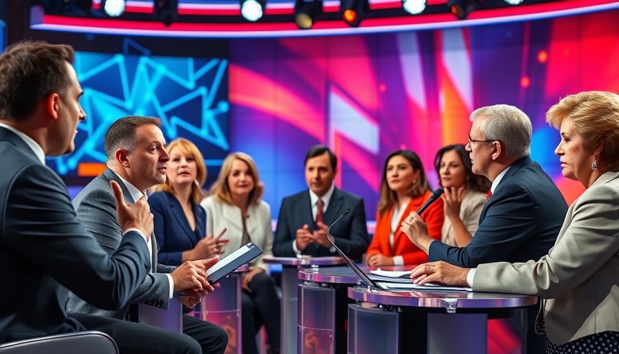 Media's focus on racism and white supremacy debate on TV.