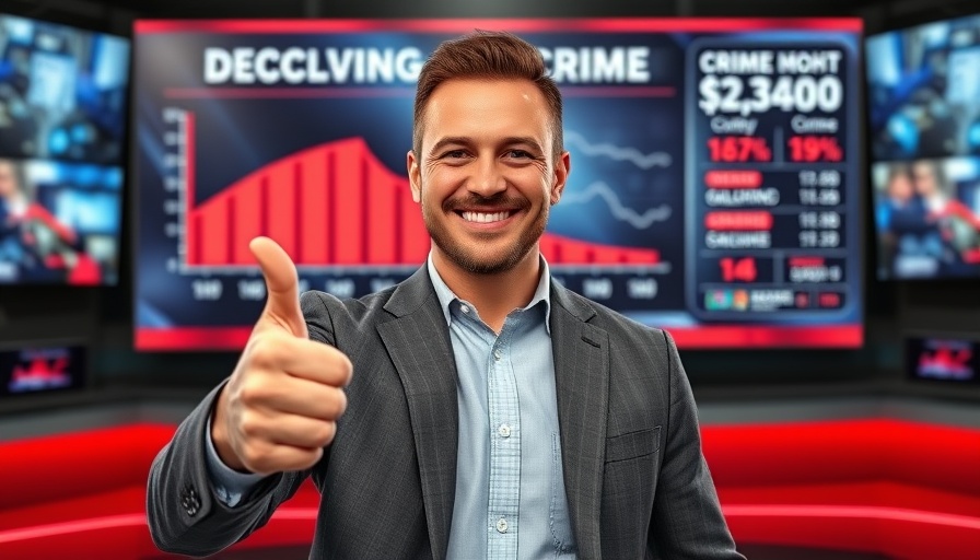 Confident man approving crime decrease in D.C. statistics