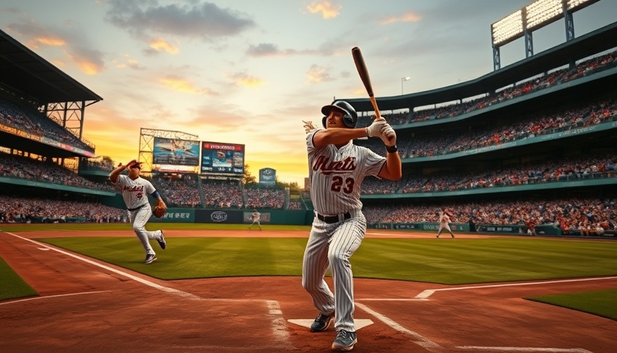 Intense baseball moment with players in action, AI sports betting