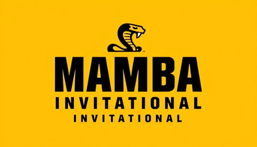 Nike Mamba League Invitational logo on yellow background.