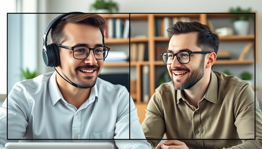 Two men in a video call discussing End of Everything in America.
