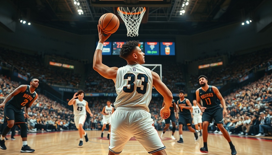AI sports betting: dynamic basketball pass during intense game.