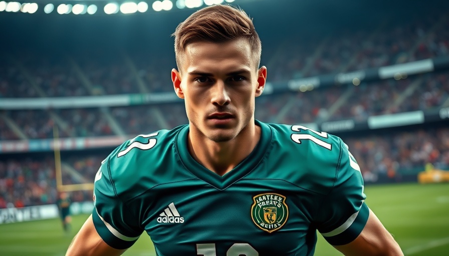 NFL predictions 2025 top player portrait with green jersey