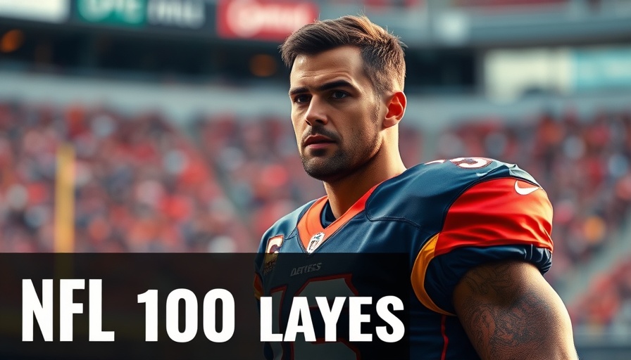 AI sports betting NFL player list image with focused athlete.
