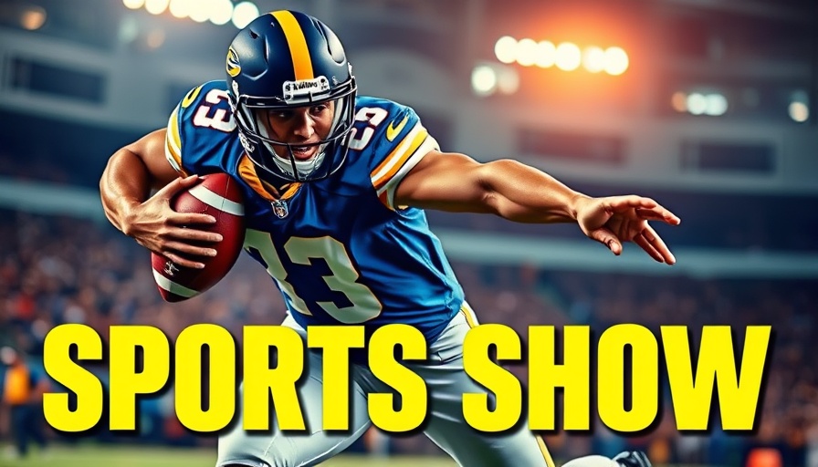 Fantasy football pricing strategies illustration with player in action.